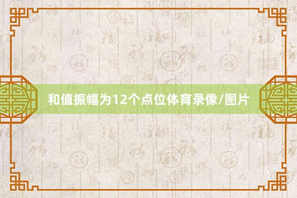 和值振幅为12个点位体育录像/图片